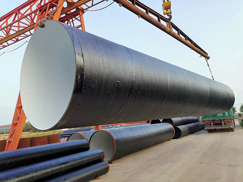 Epoxy coal tar anti-corrosion steel pipe