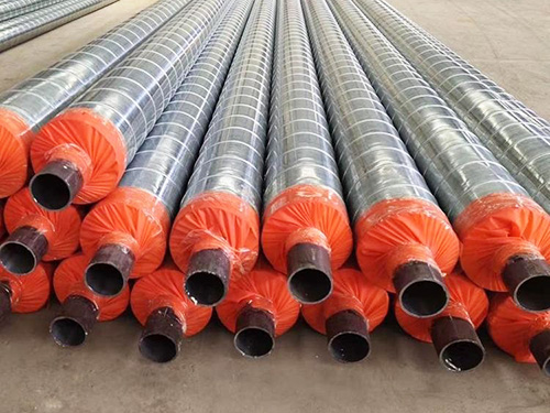 Galvanized iron sheet insulation pipe