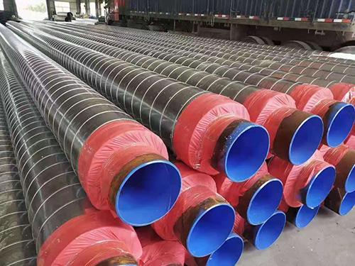 Overhead galvanized iron sheet insulation pipe