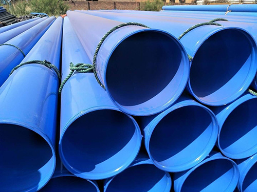 Plastic coated steel pipes for water supply and drainage
