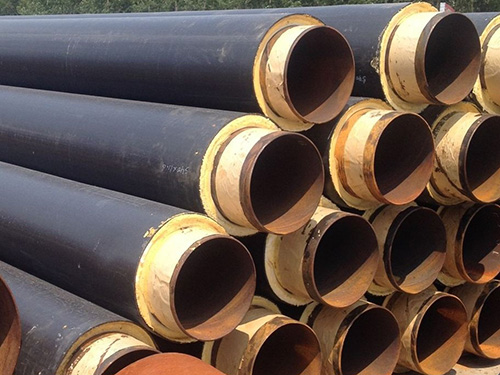 Polyurethane foam insulation pipe