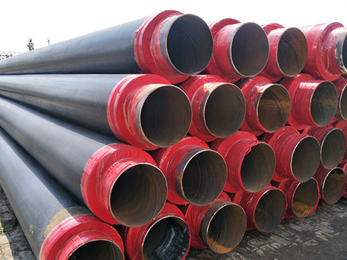 Polyurethane insulated steel pipe